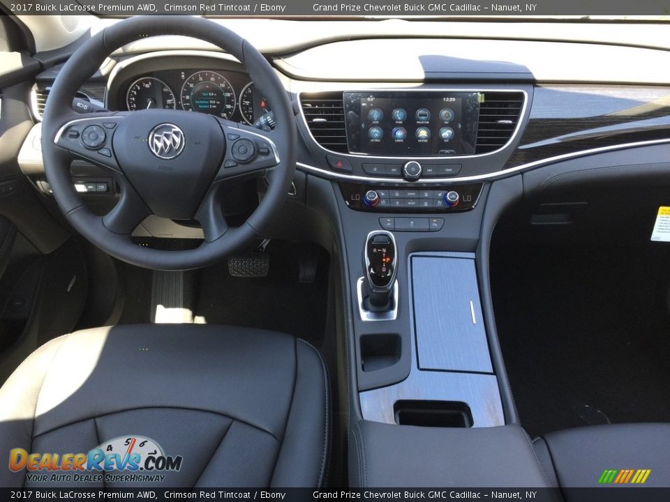 2017 Buick LaCrosse Premium AWD Crimson Red Tintcoat / Ebony Photo #8