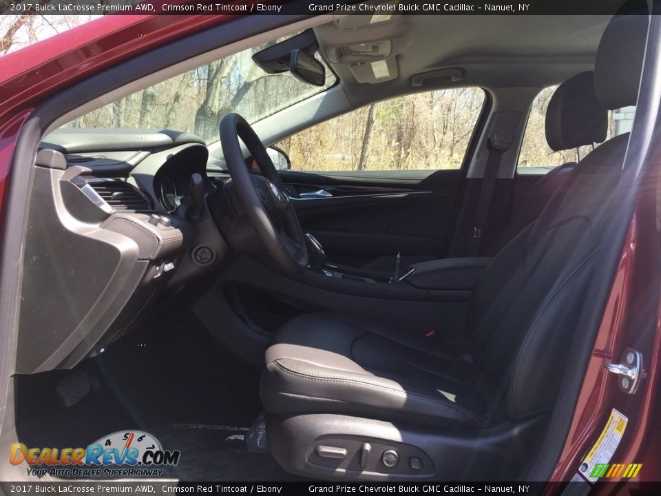 2017 Buick LaCrosse Premium AWD Crimson Red Tintcoat / Ebony Photo #9