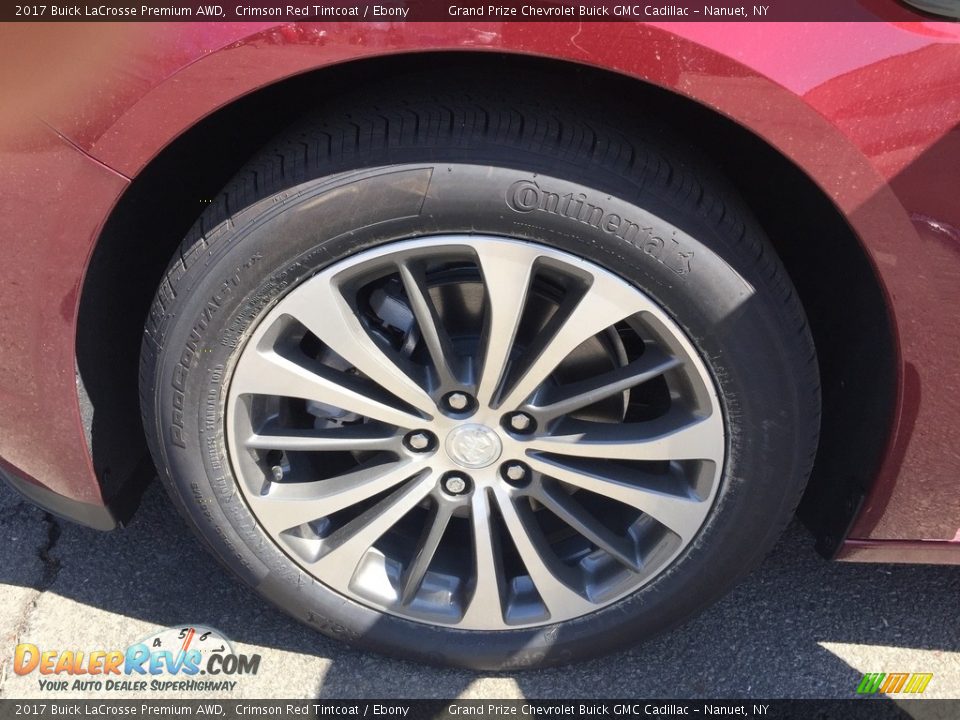 2017 Buick LaCrosse Premium AWD Crimson Red Tintcoat / Ebony Photo #10