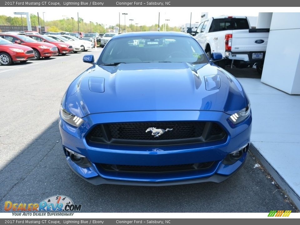 2017 Ford Mustang GT Coupe Lightning Blue / Ebony Photo #4