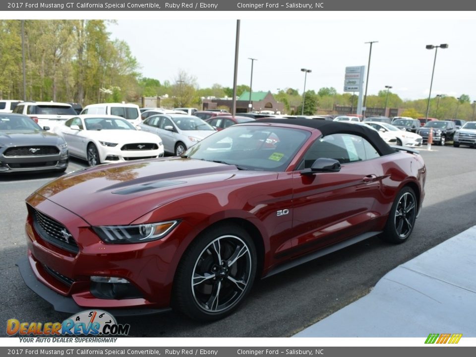 2017 Ford Mustang GT California Speical Convertible Ruby Red / Ebony Photo #3