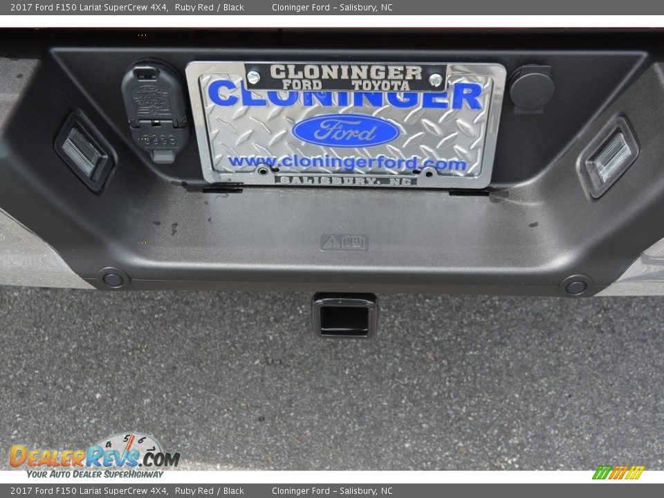 2017 Ford F150 Lariat SuperCrew 4X4 Ruby Red / Black Photo #5