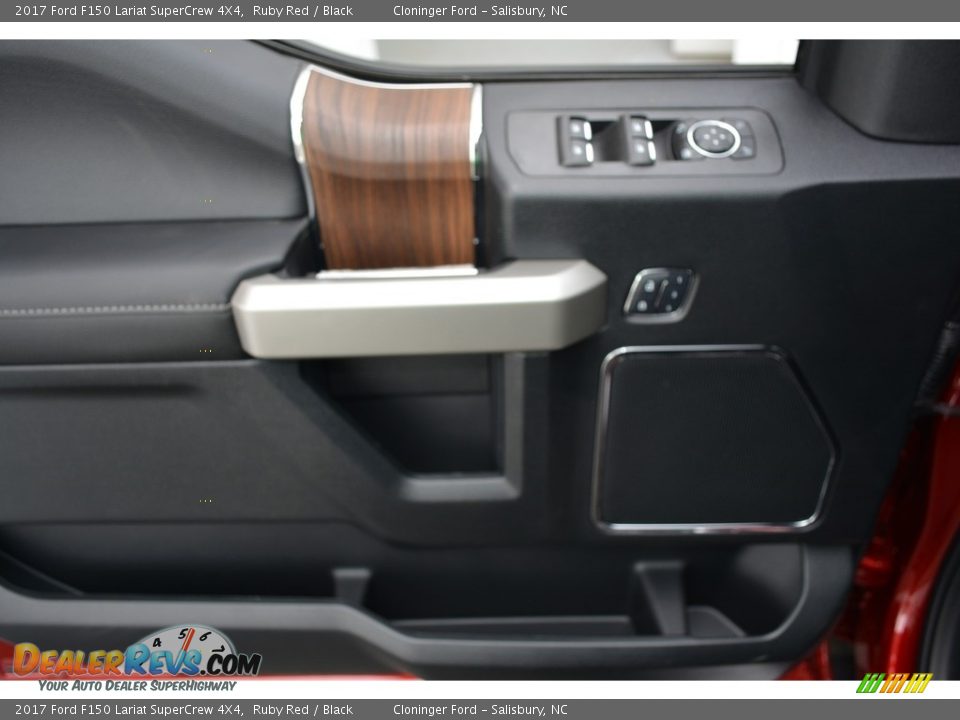 2017 Ford F150 Lariat SuperCrew 4X4 Ruby Red / Black Photo #7
