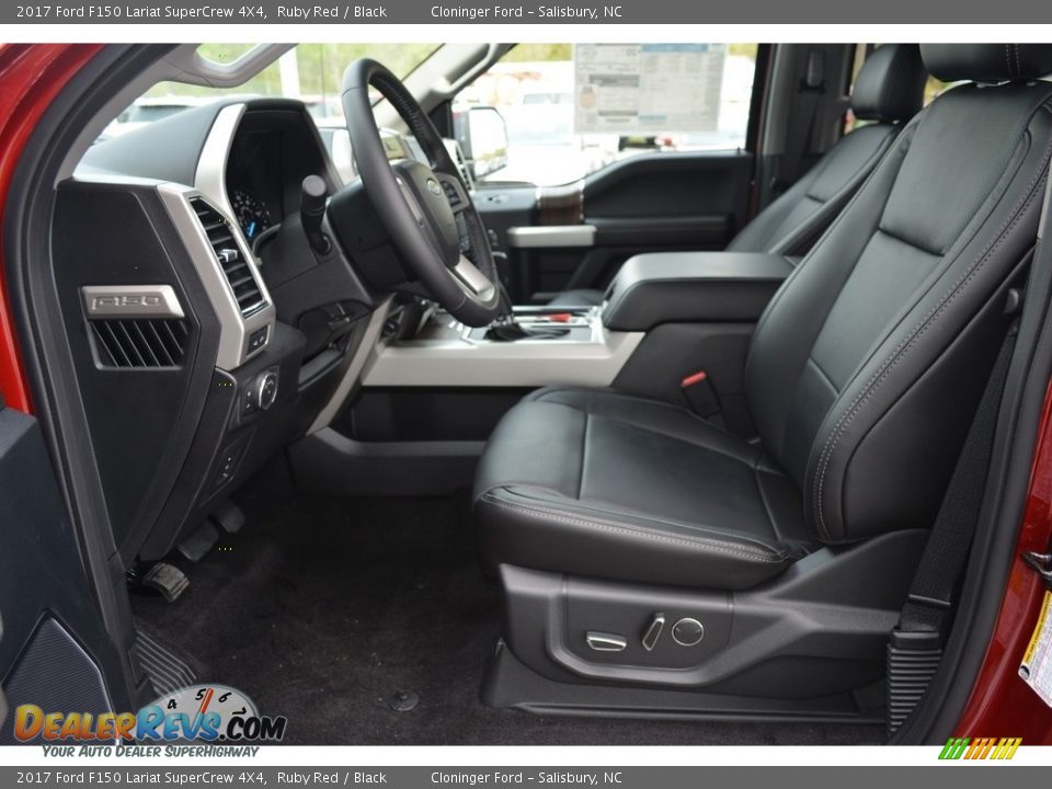 2017 Ford F150 Lariat SuperCrew 4X4 Ruby Red / Black Photo #8