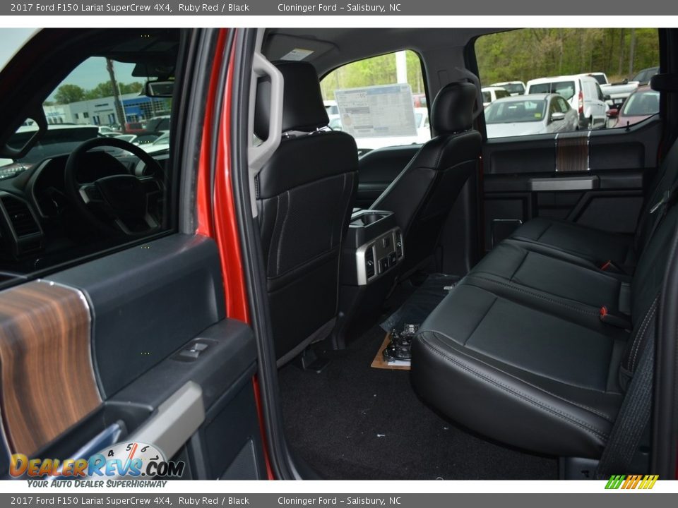2017 Ford F150 Lariat SuperCrew 4X4 Ruby Red / Black Photo #10