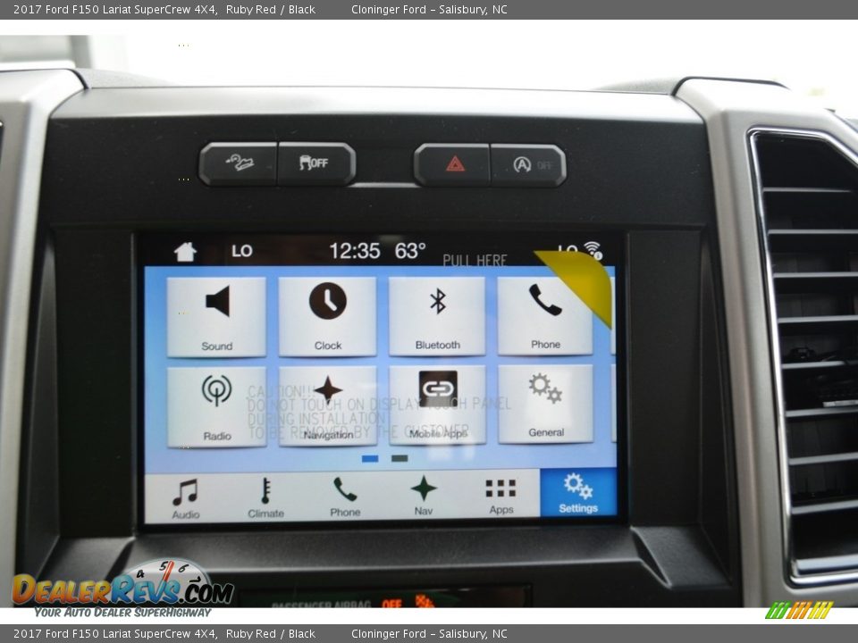 2017 Ford F150 Lariat SuperCrew 4X4 Ruby Red / Black Photo #12