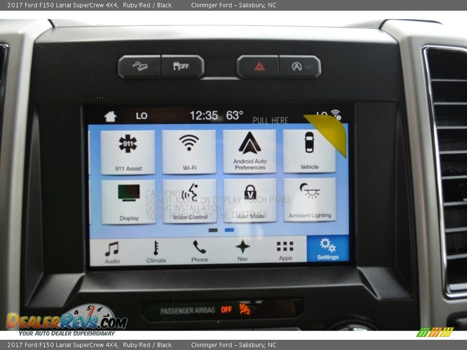2017 Ford F150 Lariat SuperCrew 4X4 Ruby Red / Black Photo #13