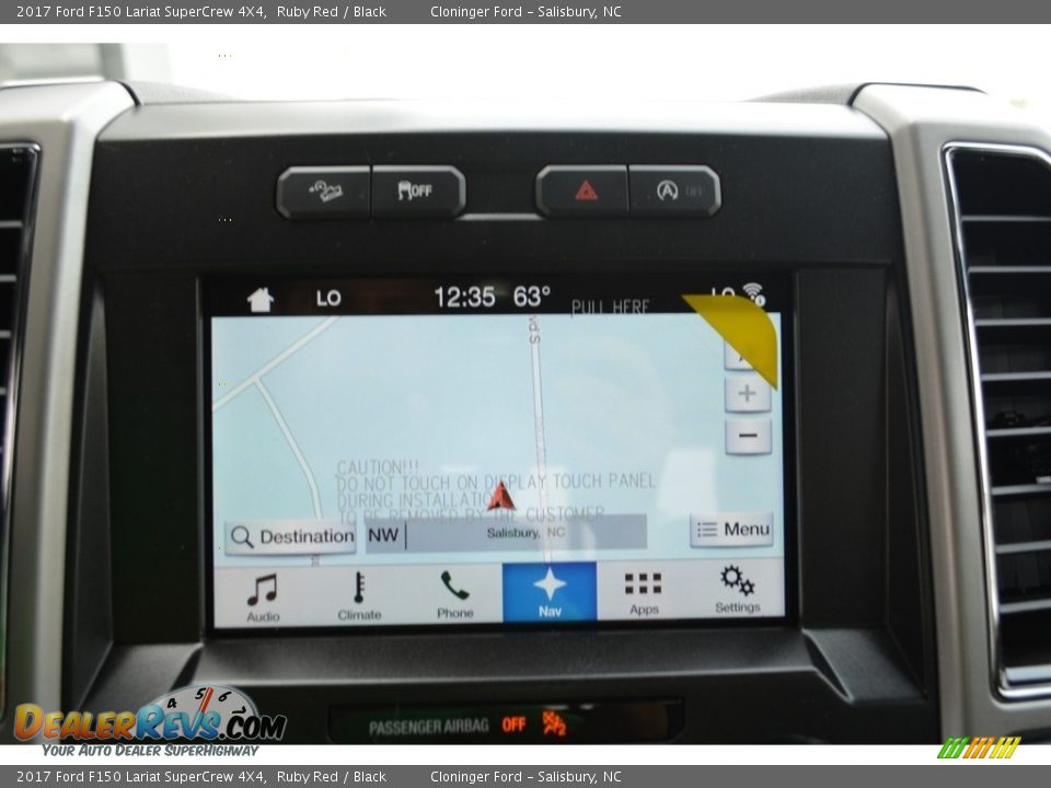 2017 Ford F150 Lariat SuperCrew 4X4 Ruby Red / Black Photo #14