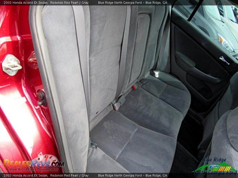 2003 Honda Accord EX Sedan Redondo Red Pearl / Gray Photo #15