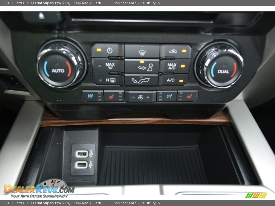 2017 Ford F150 Lariat SuperCrew 4X4 Ruby Red / Black Photo #16