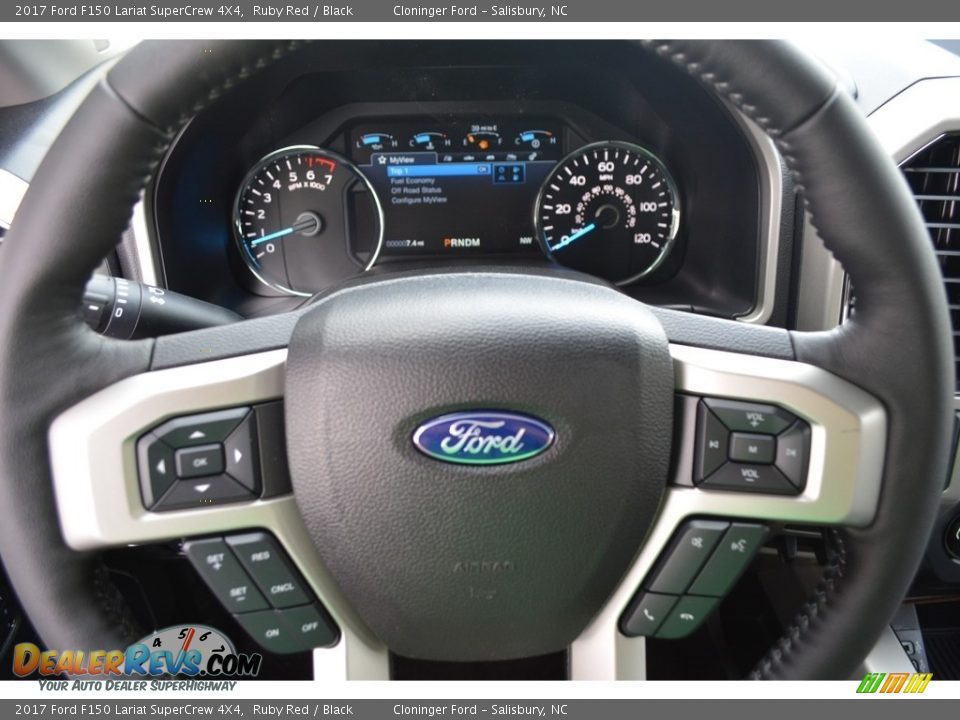 2017 Ford F150 Lariat SuperCrew 4X4 Ruby Red / Black Photo #21