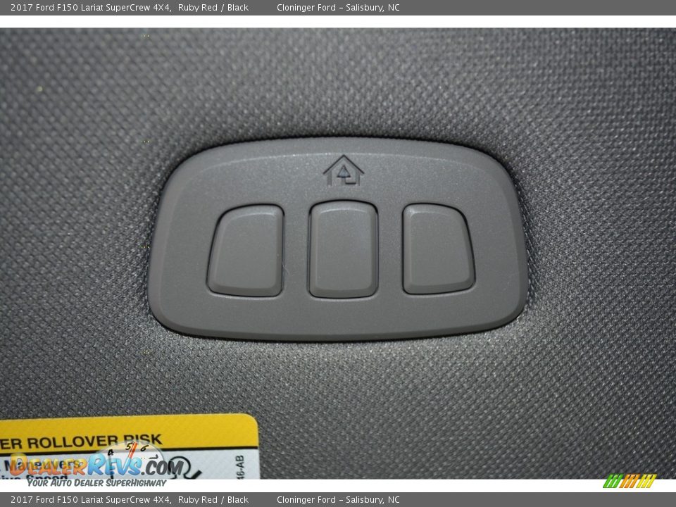 2017 Ford F150 Lariat SuperCrew 4X4 Ruby Red / Black Photo #24