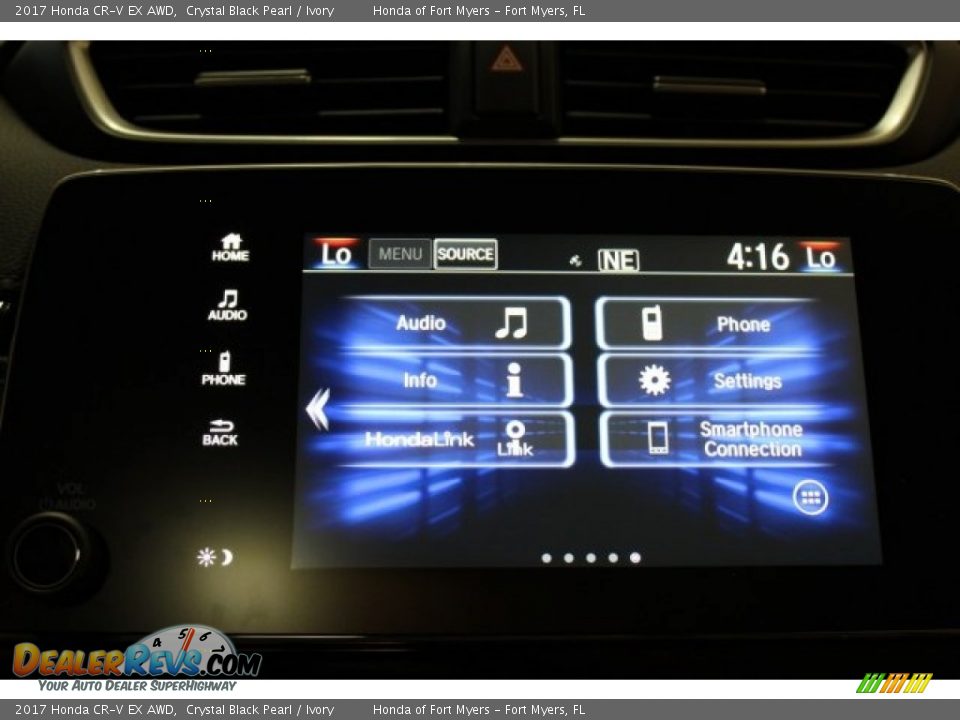 2017 Honda CR-V EX AWD Crystal Black Pearl / Ivory Photo #14