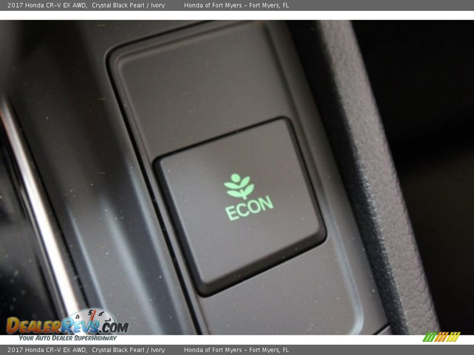 2017 Honda CR-V EX AWD Crystal Black Pearl / Ivory Photo #19
