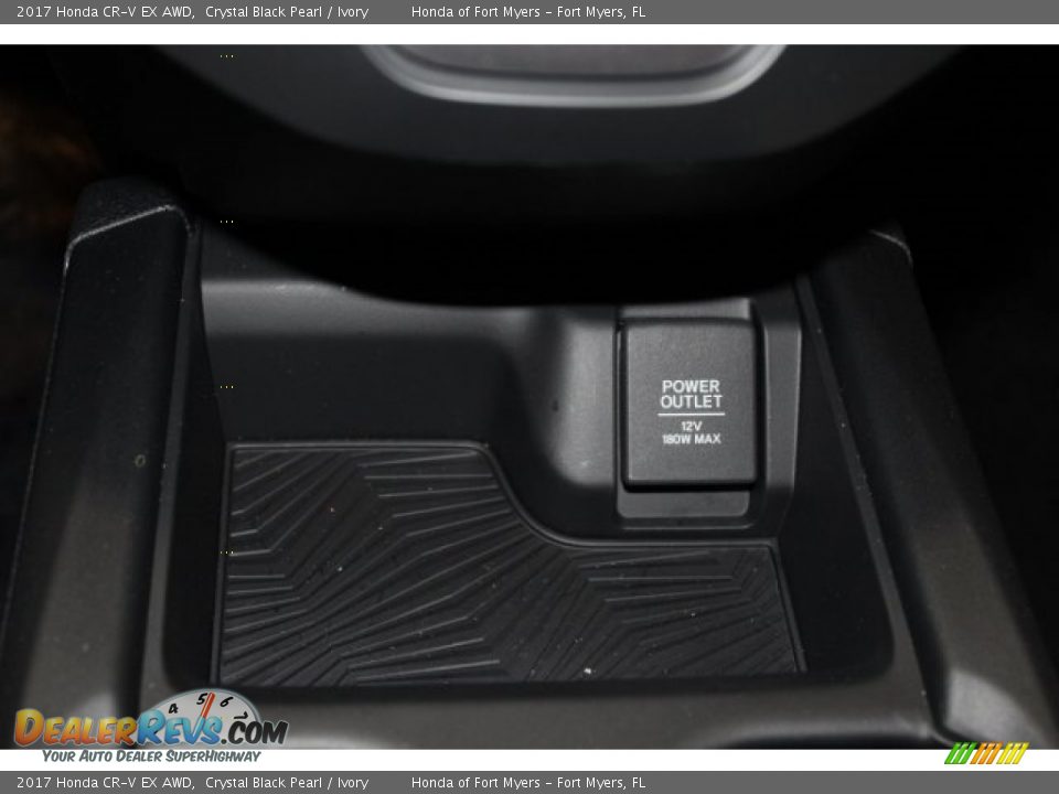 2017 Honda CR-V EX AWD Crystal Black Pearl / Ivory Photo #20