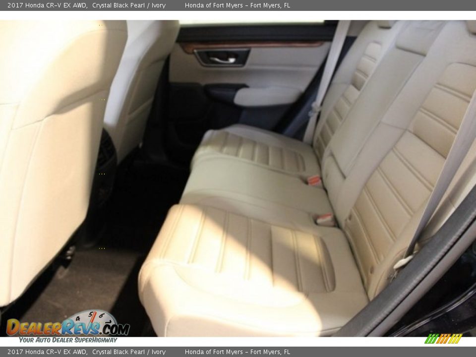 2017 Honda CR-V EX AWD Crystal Black Pearl / Ivory Photo #25