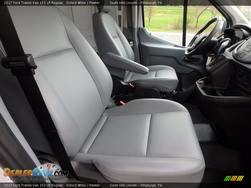 2017 Ford Transit Van 150 LR Regular Oxford White / Pewter Photo #11