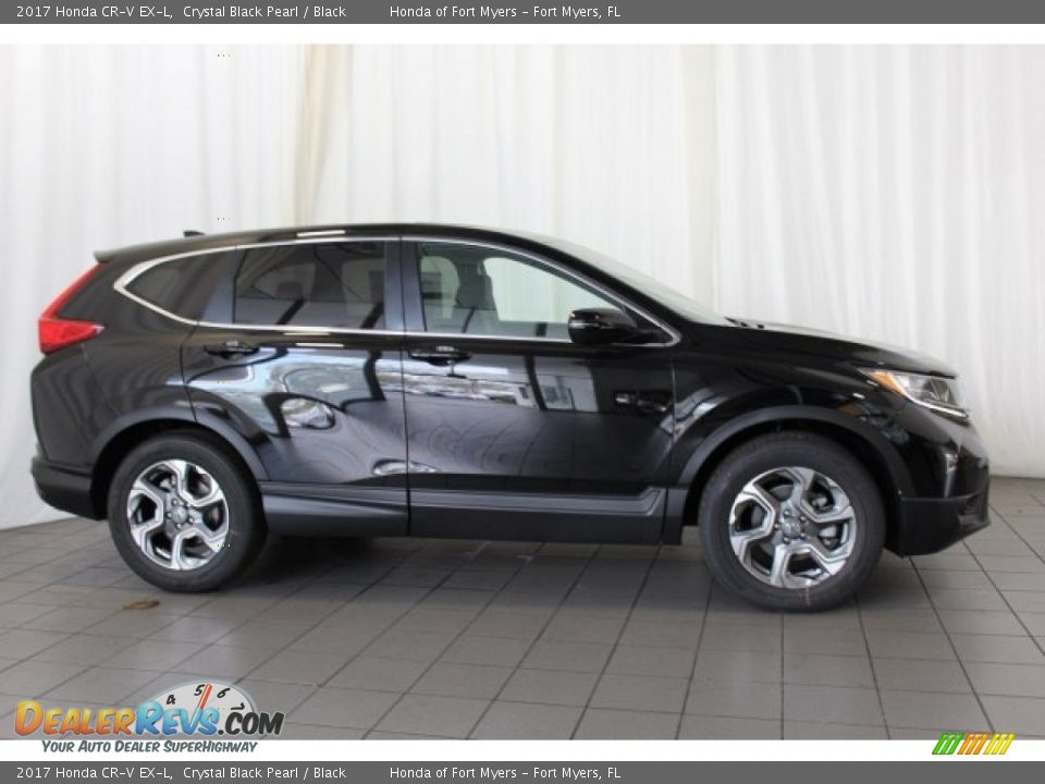 2017 Honda CR-V EX-L Crystal Black Pearl / Black Photo #3