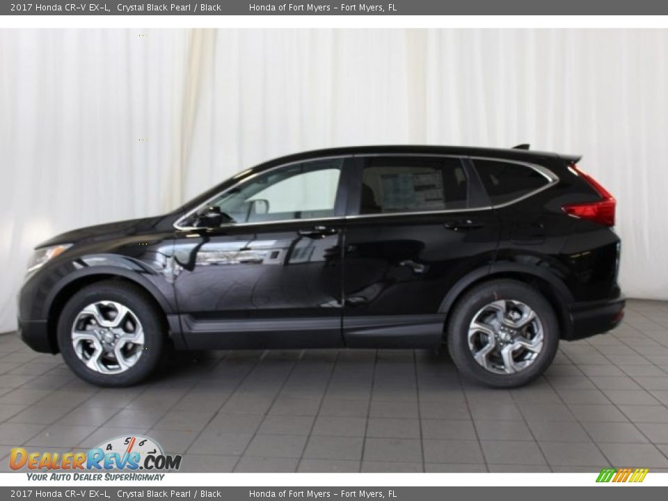 2017 Honda CR-V EX-L Crystal Black Pearl / Black Photo #5