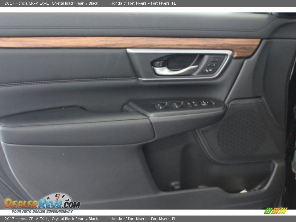 2017 Honda CR-V EX-L Crystal Black Pearl / Black Photo #7