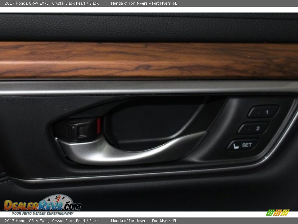 2017 Honda CR-V EX-L Crystal Black Pearl / Black Photo #9