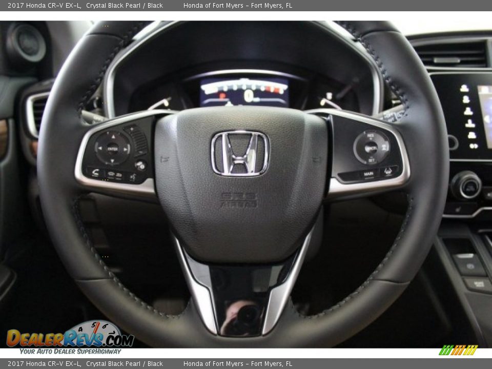 2017 Honda CR-V EX-L Crystal Black Pearl / Black Photo #13