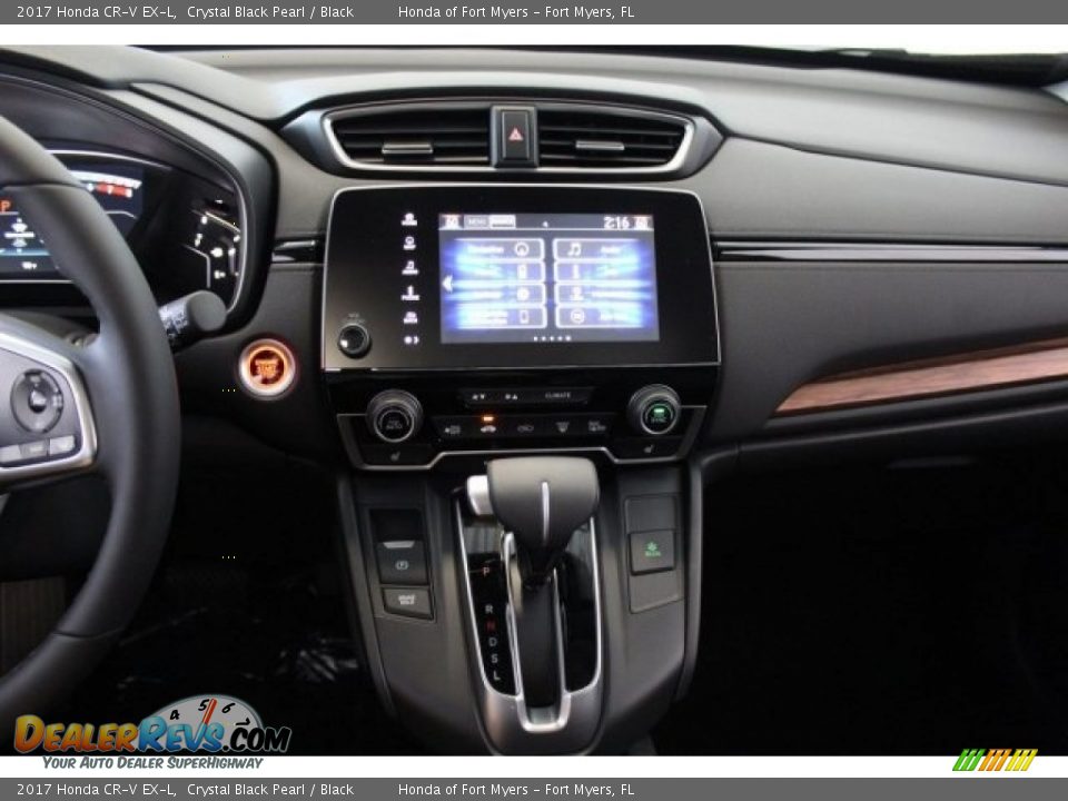 2017 Honda CR-V EX-L Crystal Black Pearl / Black Photo #16