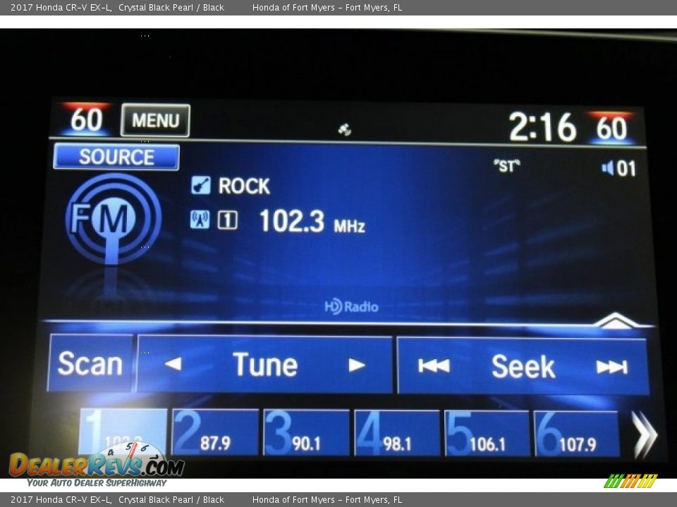 2017 Honda CR-V EX-L Crystal Black Pearl / Black Photo #18