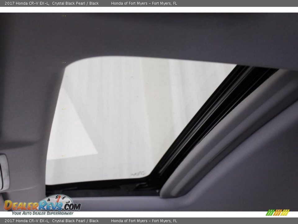 2017 Honda CR-V EX-L Crystal Black Pearl / Black Photo #25