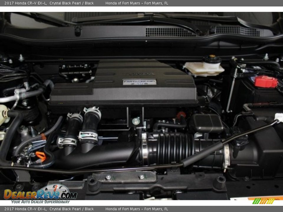 2017 Honda CR-V EX-L Crystal Black Pearl / Black Photo #31
