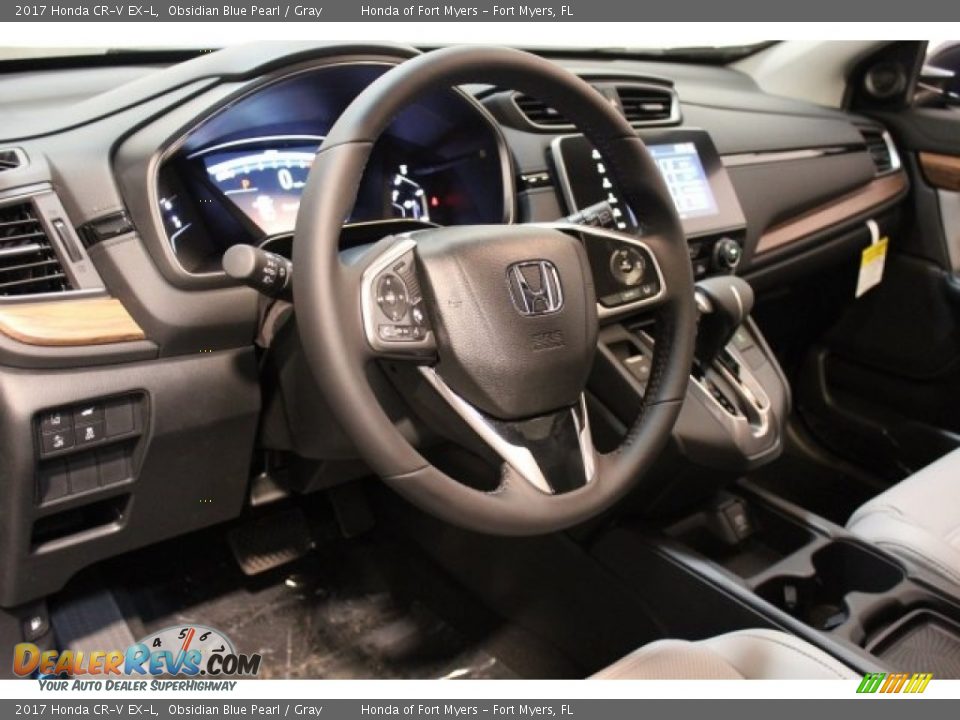 2017 Honda CR-V EX-L Steering Wheel Photo #12