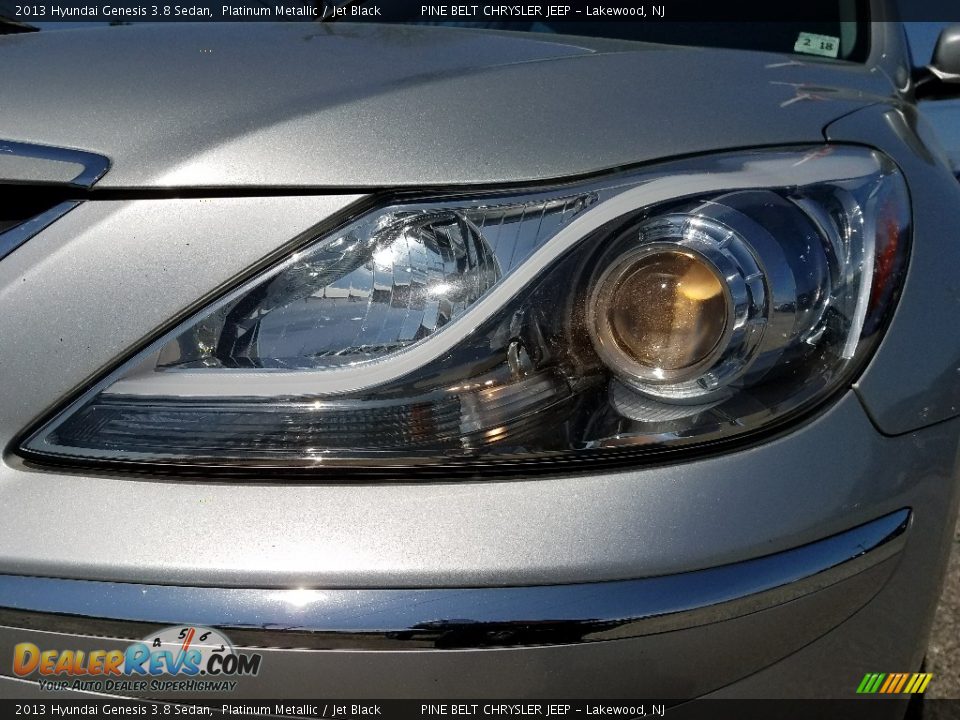 2013 Hyundai Genesis 3.8 Sedan Platinum Metallic / Jet Black Photo #30