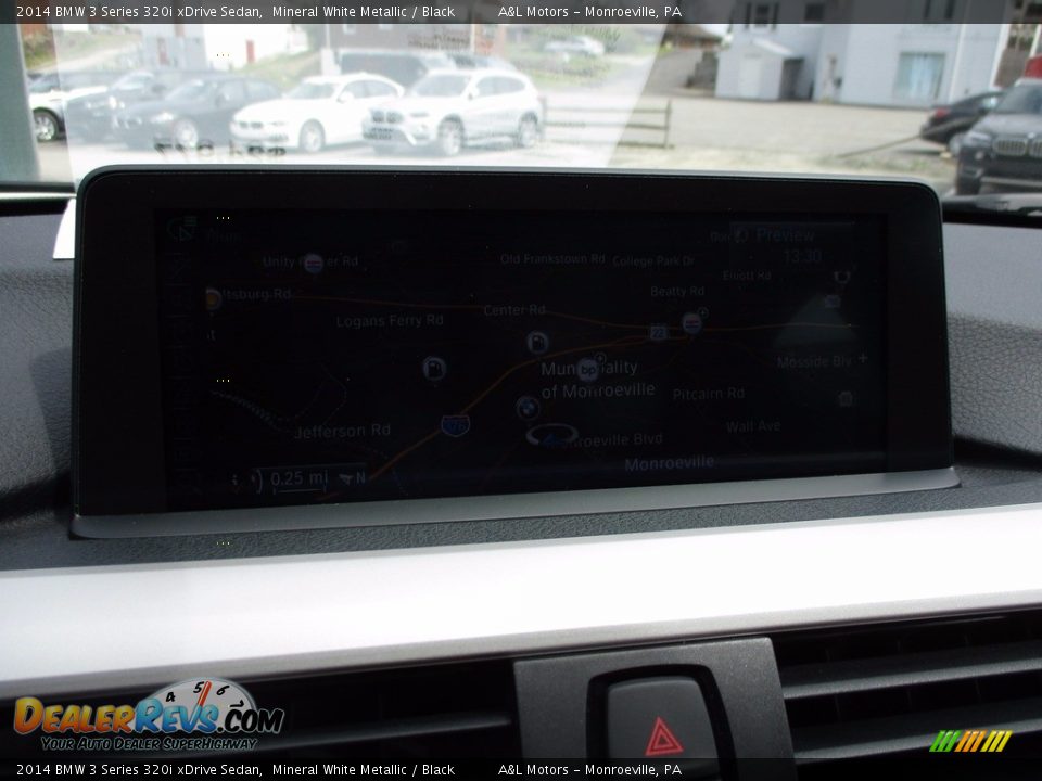 2014 BMW 3 Series 320i xDrive Sedan Mineral White Metallic / Black Photo #17