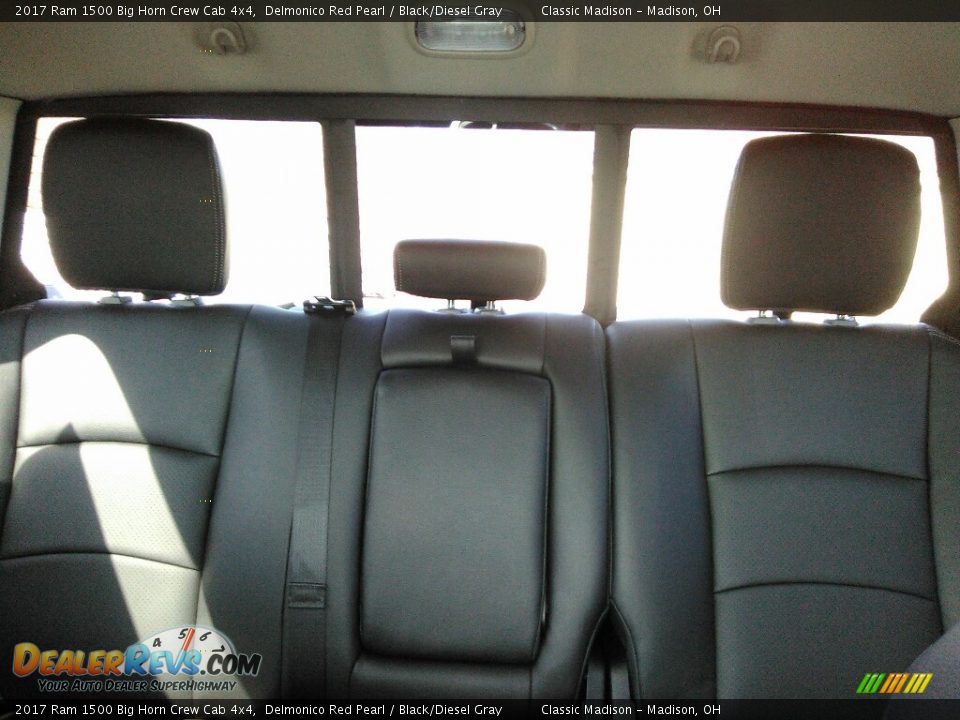2017 Ram 1500 Big Horn Crew Cab 4x4 Delmonico Red Pearl / Black/Diesel Gray Photo #11