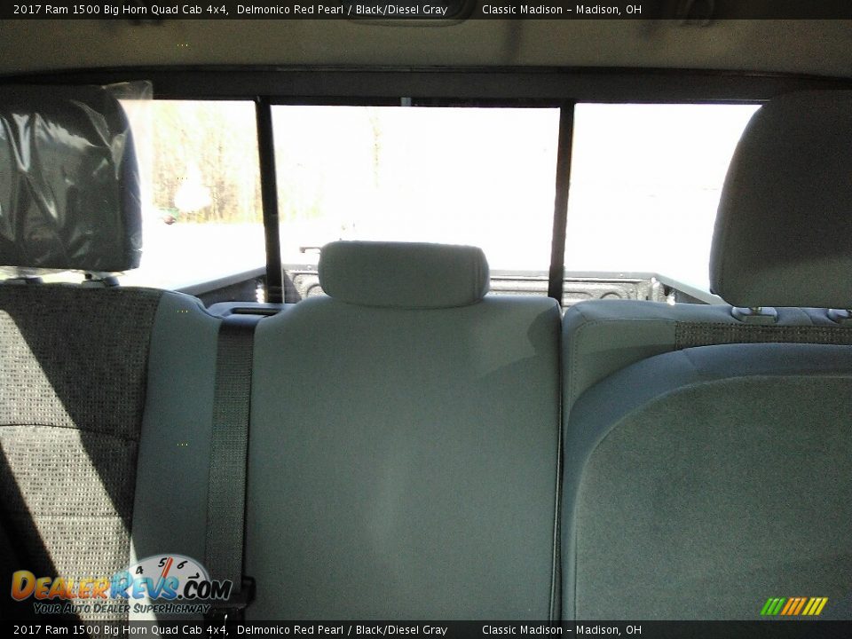 2017 Ram 1500 Big Horn Quad Cab 4x4 Delmonico Red Pearl / Black/Diesel Gray Photo #4