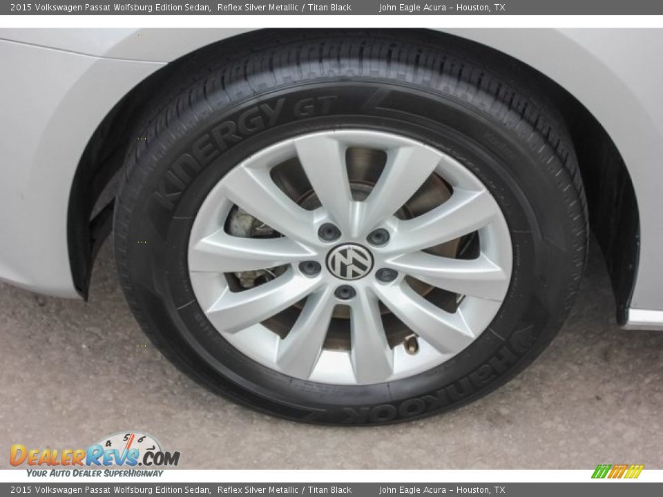 2015 Volkswagen Passat Wolfsburg Edition Sedan Reflex Silver Metallic / Titan Black Photo #14