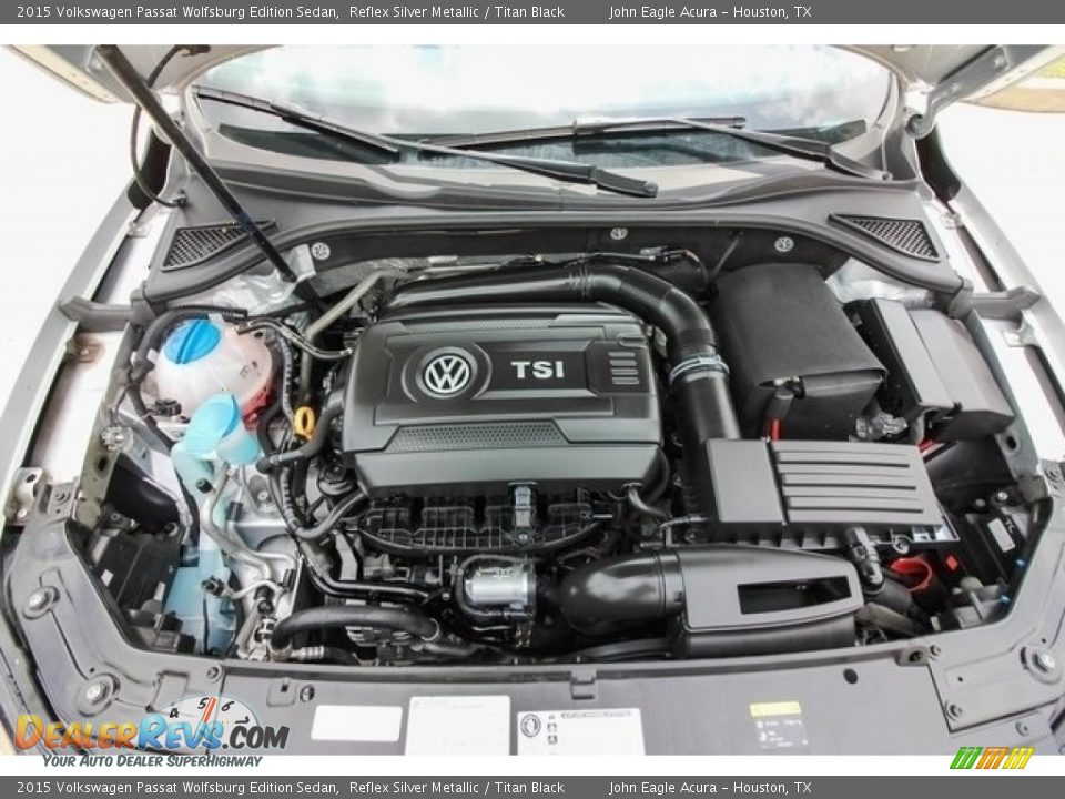 2015 Volkswagen Passat Wolfsburg Edition Sedan Reflex Silver Metallic / Titan Black Photo #26