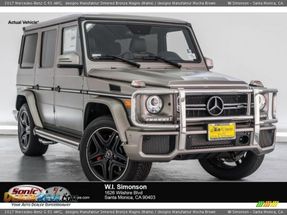 2017 Mercedes-Benz G 63 AMG designo Manufaktur Sintered Bronze Magno (Matte) / designo Manufaktur Mocha Brown Photo #1
