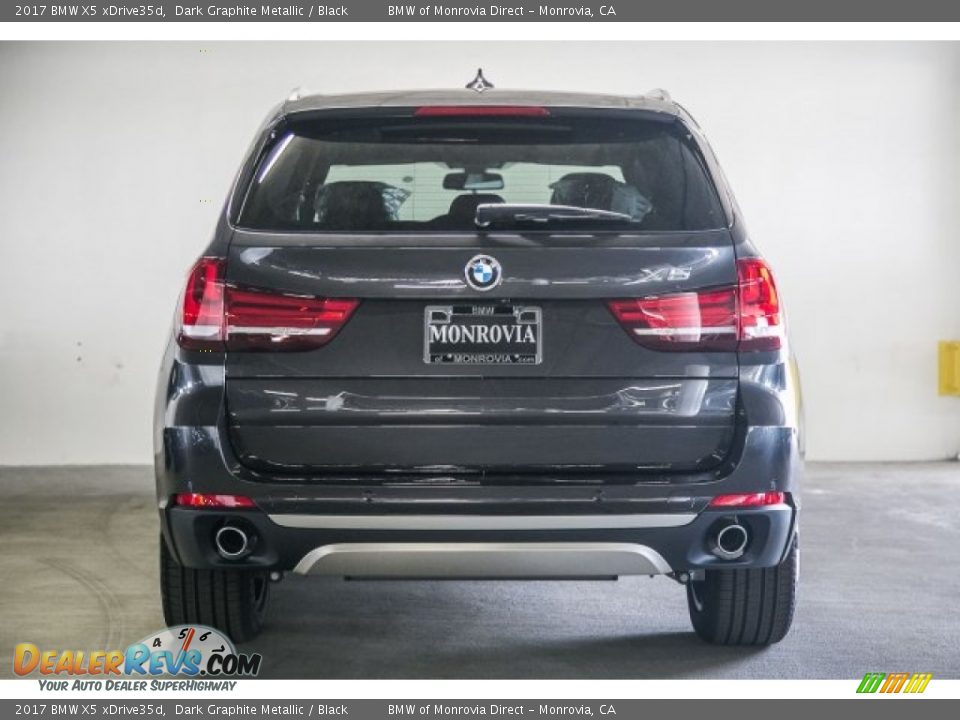 2017 BMW X5 xDrive35d Dark Graphite Metallic / Black Photo #4