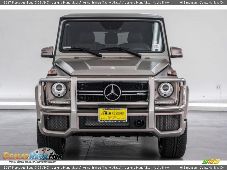 2017 Mercedes-Benz G 63 AMG designo Manufaktur Sintered Bronze Magno (Matte) / designo Manufaktur Mocha Brown Photo #2