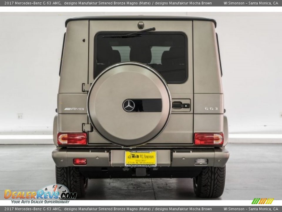 2017 Mercedes-Benz G 63 AMG designo Manufaktur Sintered Bronze Magno (Matte) / designo Manufaktur Mocha Brown Photo #3