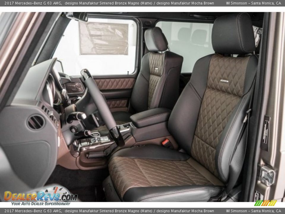 designo Manufaktur Mocha Brown Interior - 2017 Mercedes-Benz G 63 AMG Photo #6