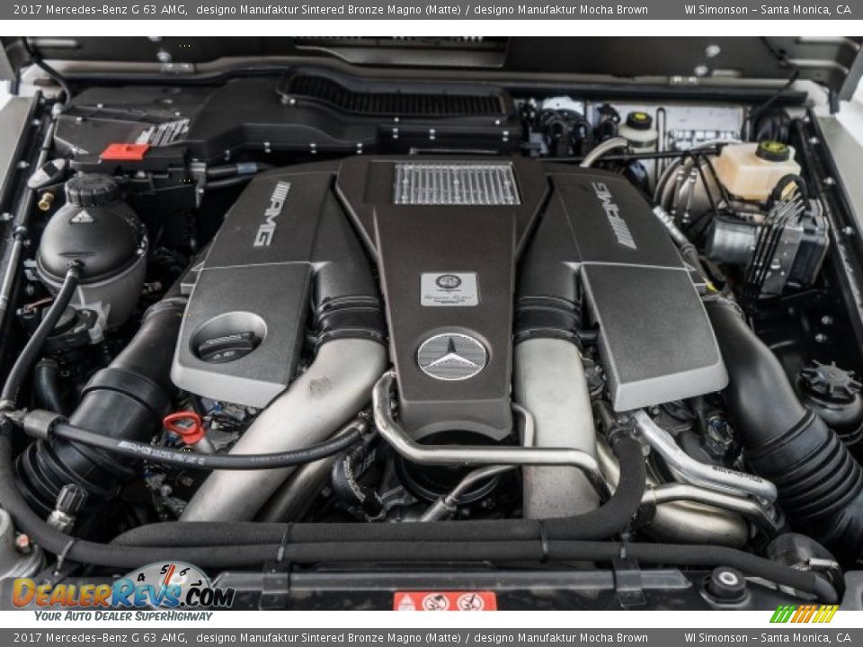 2017 Mercedes-Benz G 63 AMG 5.5 Liter AMG biturbo DOHC 32-Valve VVT V8 Engine Photo #9