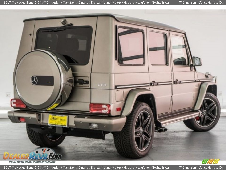 2017 Mercedes-Benz G 63 AMG designo Manufaktur Sintered Bronze Magno (Matte) / designo Manufaktur Mocha Brown Photo #10