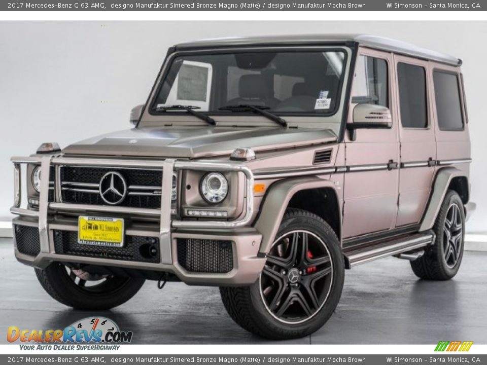 2017 Mercedes-Benz G 63 AMG designo Manufaktur Sintered Bronze Magno (Matte) / designo Manufaktur Mocha Brown Photo #15