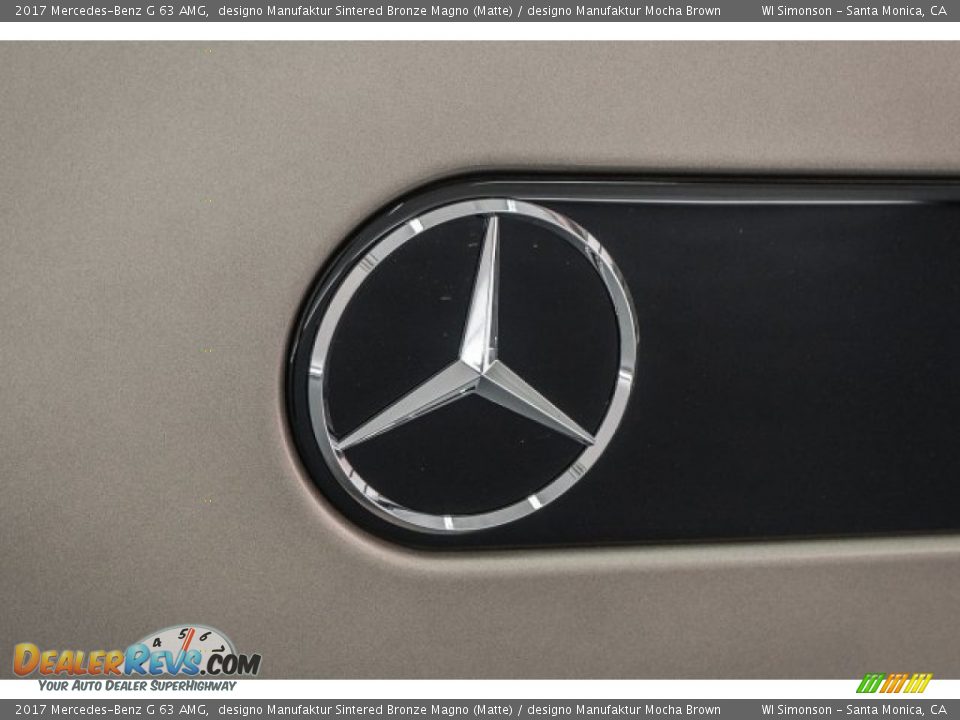 2017 Mercedes-Benz G 63 AMG designo Manufaktur Sintered Bronze Magno (Matte) / designo Manufaktur Mocha Brown Photo #30