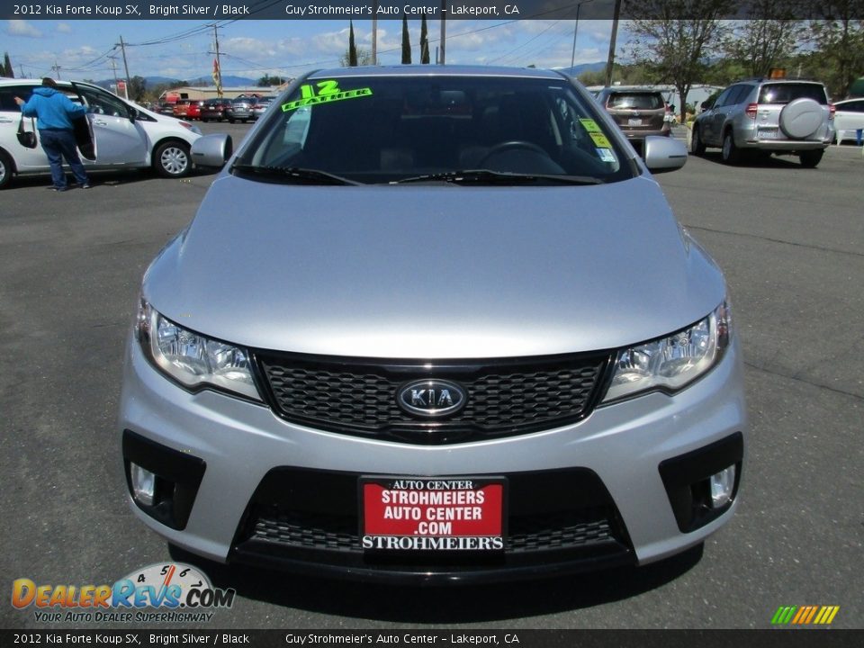 2012 Kia Forte Koup SX Bright Silver / Black Photo #2