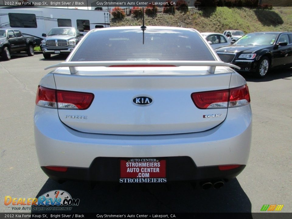2012 Kia Forte Koup SX Bright Silver / Black Photo #6