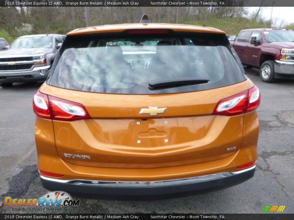 2018 Chevrolet Equinox LS AWD Orange Burst Metallic / Medium Ash Gray Photo #4