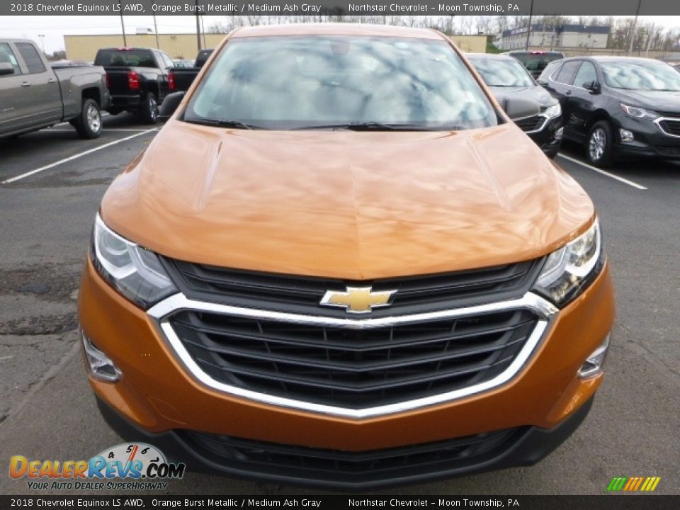 2018 Chevrolet Equinox LS AWD Orange Burst Metallic / Medium Ash Gray Photo #8